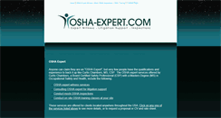 Desktop Screenshot of osha-expert.com