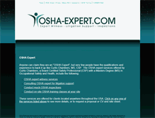 Tablet Screenshot of osha-expert.com